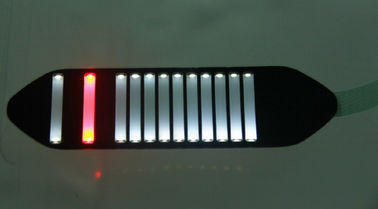 Commercial Backlit Waterproof Membran Switch dengan Lampu LED, Low Power
