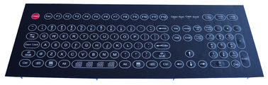 Compact IP65 tahan air Industri Membran Keyboard / dicuci keyboard komputer