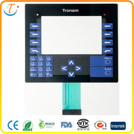 Industrial Tactile Dome Membrane Keypad With Transparent window Light
