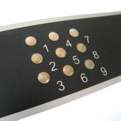 Screen Printed Graphics Overlay Membrane Switches Panel For Home Appliances , Non-Conductive Layer
