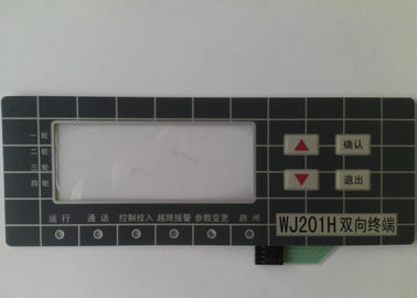 Abrasion Wear Waterproof Membrane Switch With 3M Adhesive High Sensivity 