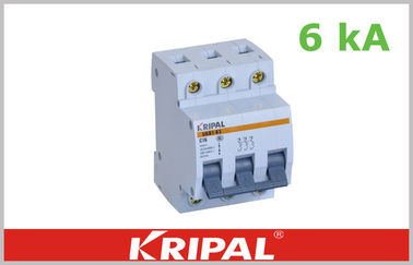 40 amp 16 amp MCB Pemutus Sirkuit Mini Ekonomi 1/2/3 / 4P tunggal / ganda / tiga / empat tiang 1/3/6/10/16/20/25/32/40/50 / 63a