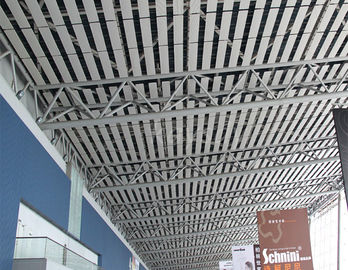 Custom  Large Suspended Perforated Metal Ceiling plate / perforated aluminum cladding
