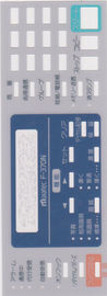 Light Weight Membrane Switch Keypads PC Waterproof With Clear Window printing rich color